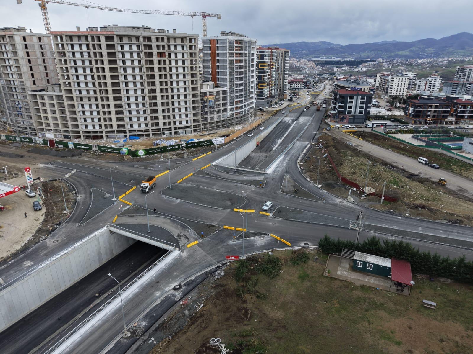 BAŞKAN DOĞAN’DAN RTE BULVARINA YAKIN TAKİP BULVARIN İKİ ÖNEMLİ BAĞLANTI YOLU TRAFİĞE AÇILDI