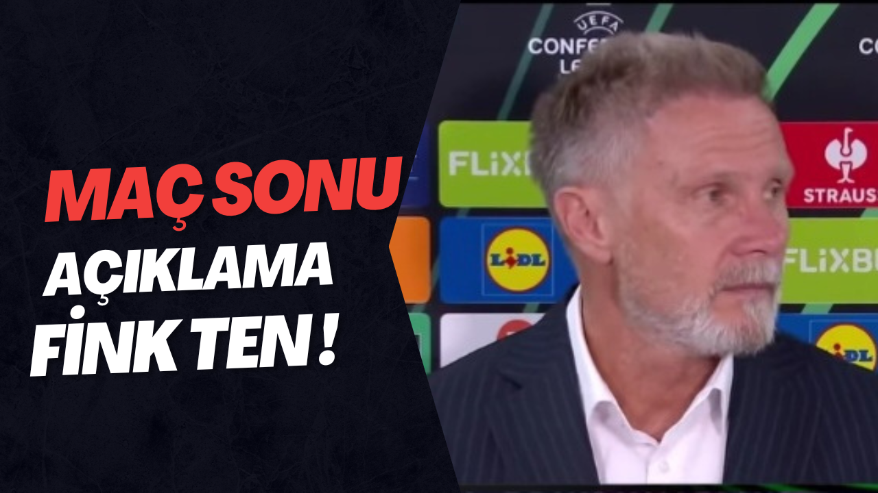 Tecrubeli teknik adam maç sonu konustu